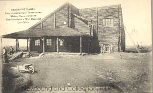 Log cabin located at Beaumont Hamel 