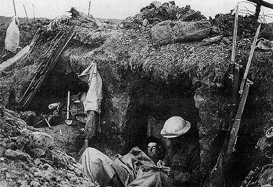 In the Trenches at Beaumont Hamel 