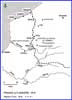 Map of the Western Front - Carte du front de louest