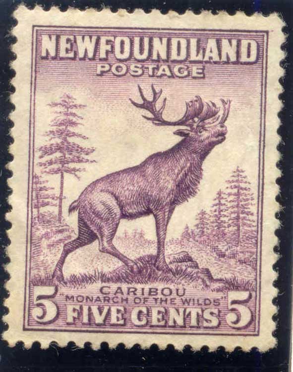 Caribou stamp 1932-1937 - Timbre dun caribou, 1932-1937