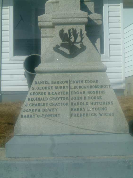 Greenspond War Memorial