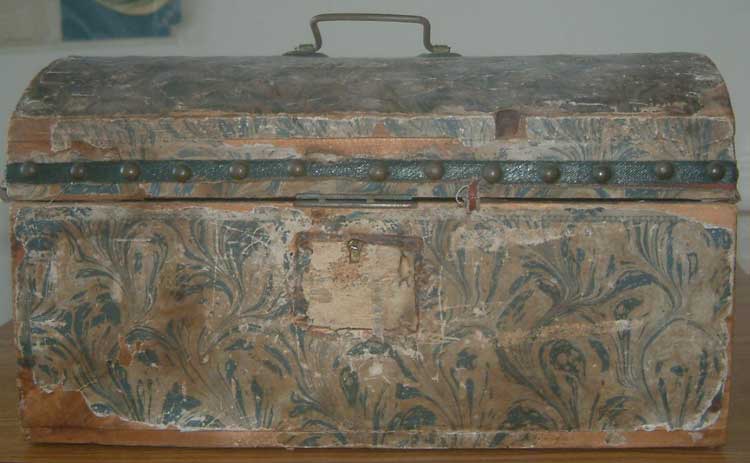 A letter box owned by John Bartlett during the First World War