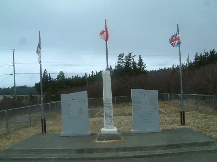 War memorial located in Dildo, Newfoundland