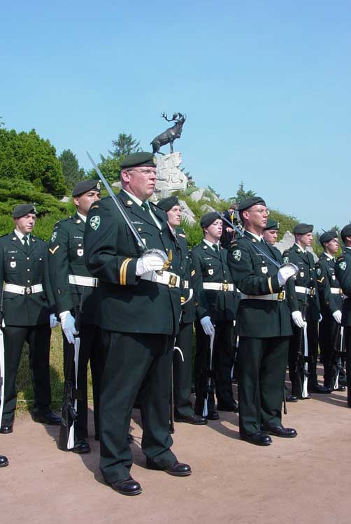 90th anniversary celebrations of the battle of Beaumont Hamel, Beaumont Hamel, France - Les Clbrations du 90e anniversaire de la bataille de Beaumont Hamel, Beaumont Hamel, France.