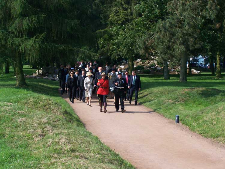 90th anniversary celebrations of the battle of Beaumont Hamel, Beaumont Hamel, France - Les Clbrations du 90e anniversaire de la bataille de Beaumont Hamel, Beaumont Hamel, France.