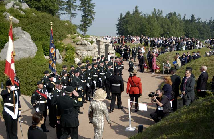 90th anniversary celebrations of the battle of Beaumont Hamel, Beaumont Hamel, France - Les Clbrations du 90e anniversaire de la bataille de Beaumont Hamel, Beaumont Hamel, France.