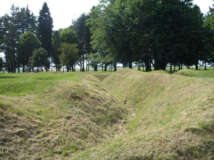 Trenches located at Beaumont Hamel, France - Les tranches  Beaumont Hamel, France