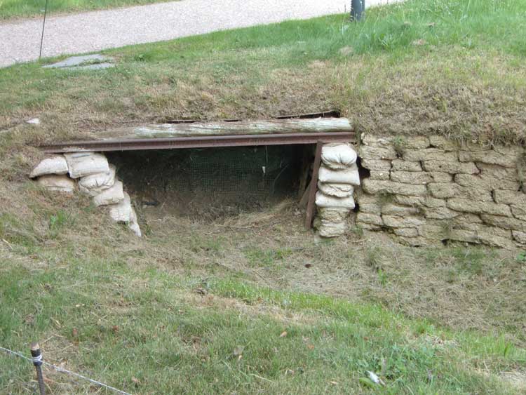 Dugout located at Beaumont Hamel, France 