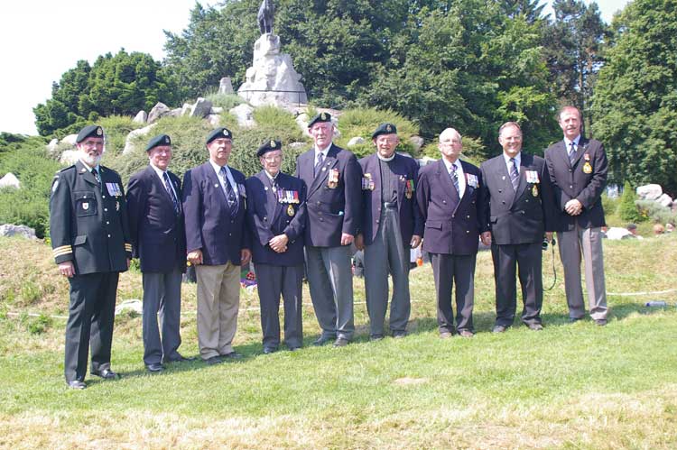 Group photo at the 90th anniversary ceremony