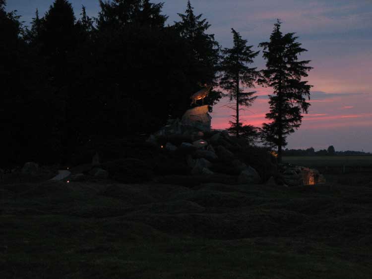 Caribou Monument located at Beaumont Hamel, France