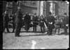 Ceremonial preparations for blasting at the construction site of the National War Memorial, St. John's, Oct. 1923 - Prparations crmonieuses pour le travail  lexplosif  la construction du Mmorial de Guerre National, St. Johns, octobre 1923