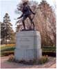 The fighting Newfoundlander memorial in Bowering Park, St. John's, Newfoundland