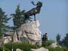 Caribou Monument located at Beaumont Hamel, France - Monument du caribou  Beaumont Hamel, France