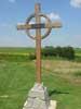 Memorial cross erected in memory of the 31st Highland Division - Croix Commmoratif rig en mmoire de la 31e Division Highland