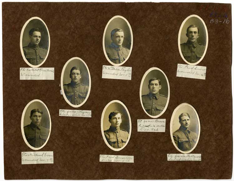 A collection of soldier portraits - Une collection de portraits de soldats