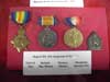 Medals belonging to Private Augustus P Greene - Des mdailles qui appartiennent a Soldat Augustus P. Greene